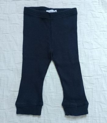 Lulu castagnette legging côtelé bleu marine