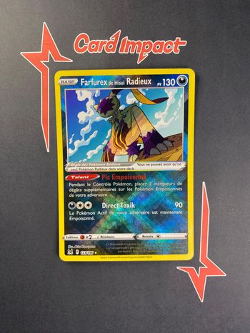 Farfurex de Hisui Radieux shiny 123/196 EB11 Origine perdue