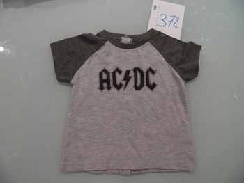 t-shirt manche court 12 mois AD DC gris