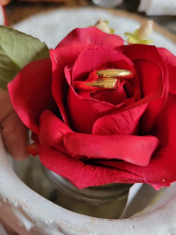 Bague anneau ouvert acier silver - photo numéro 6