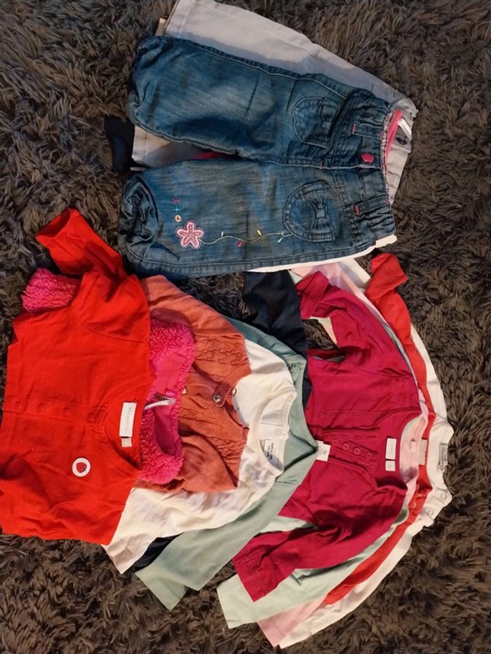 Lot fille 6 mois taille 68
