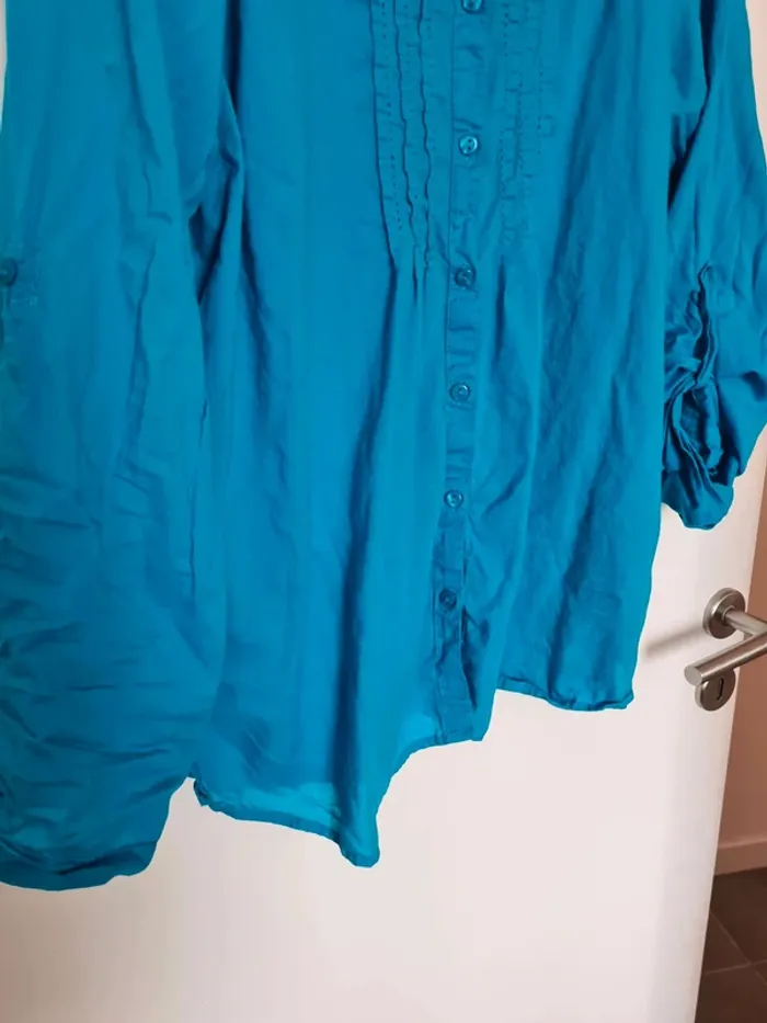 Blouse taille 46 48 coton - photo numéro 3