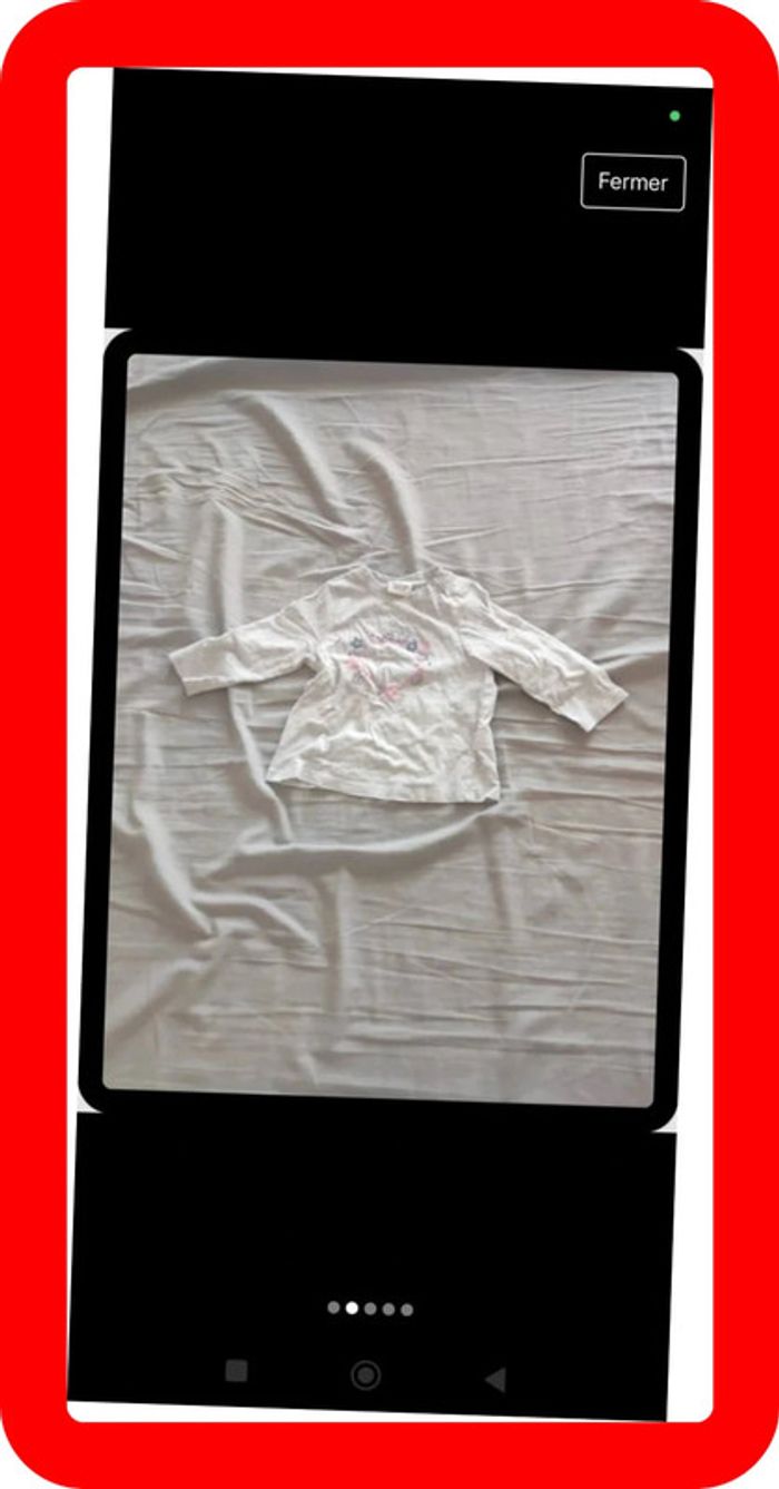 Lot de 4 sous pulls 9 mois - photo numéro 2