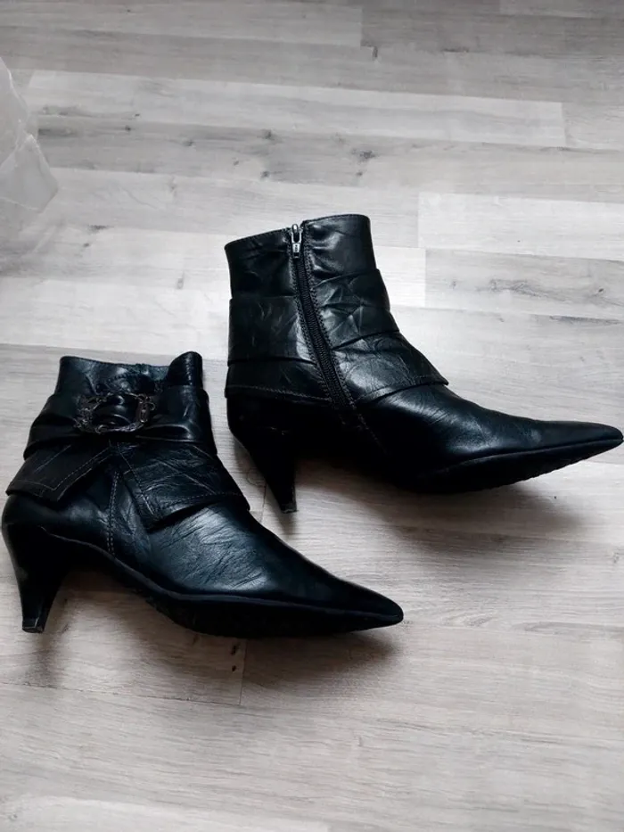Bottines en cuir "Hispanitas" - photo numéro 3
