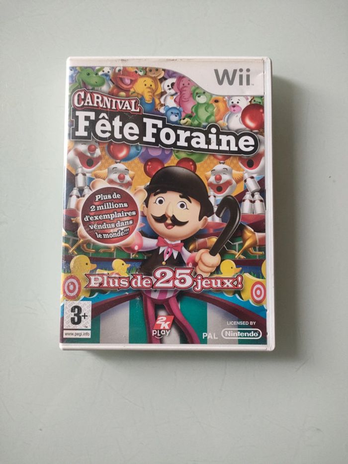 Jeux Wii carnival fête foraine plus de 25 jeux