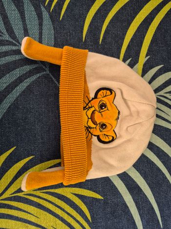 Bonnet Disney baby orchestra garçon roi lion 50 cm