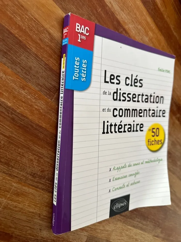 Livre les clés de la dissertation et du commentaire littéraire - photo numéro 2