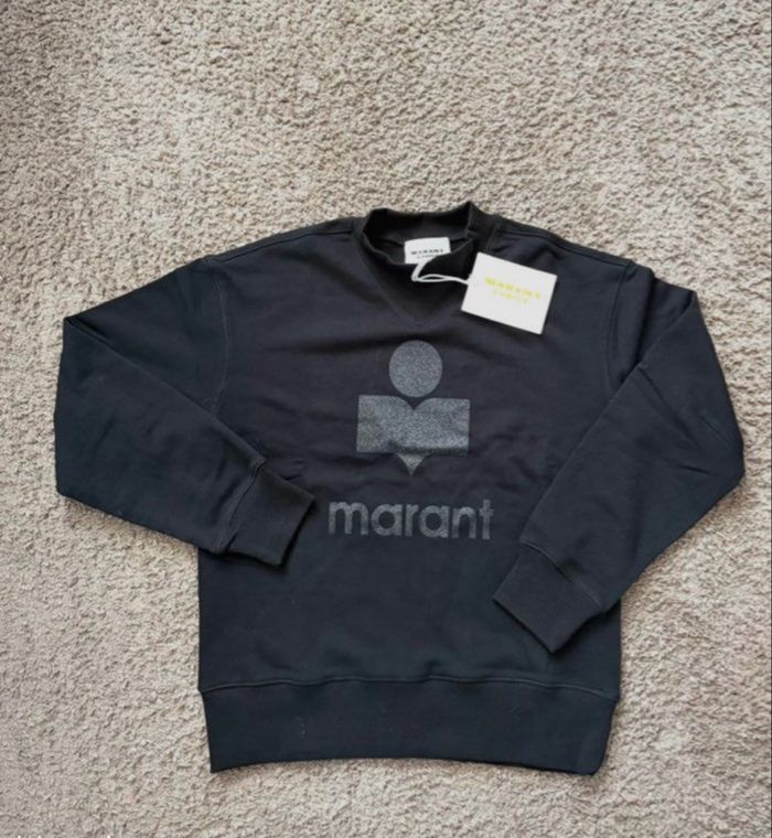 Pull Isabel Marant noir pailleté - photo numéro 2