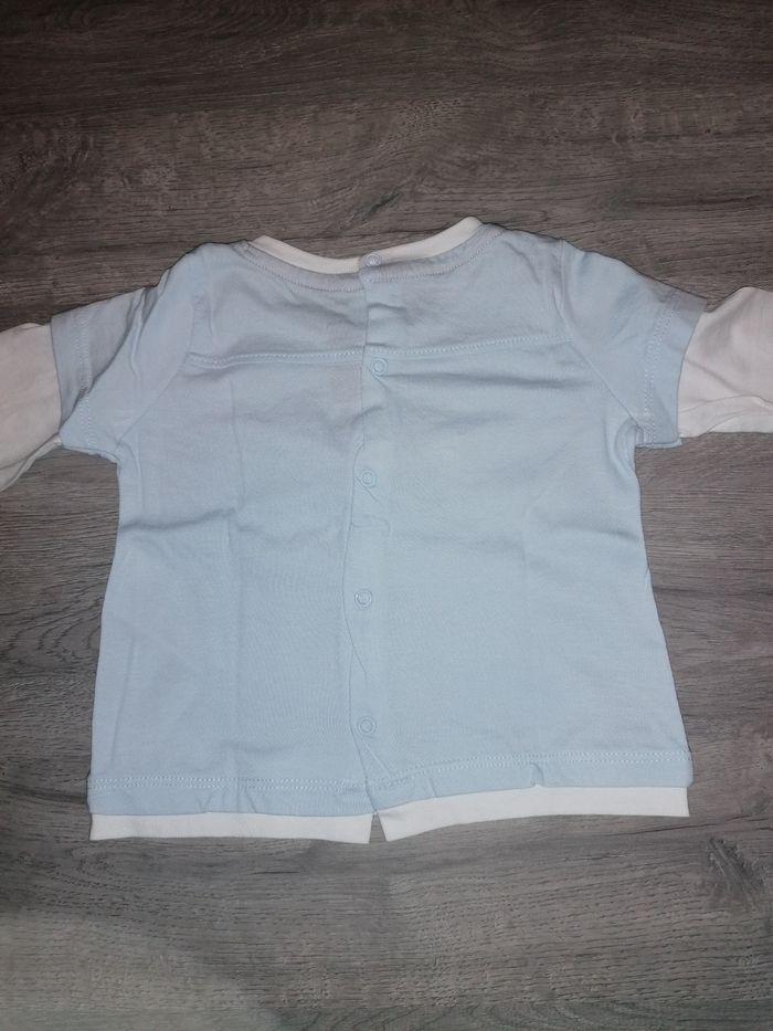 T-shirt manches longues 6 mois - photo numéro 2