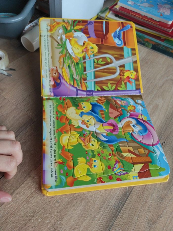Livre puzzle le vilain petit canard - photo numéro 4