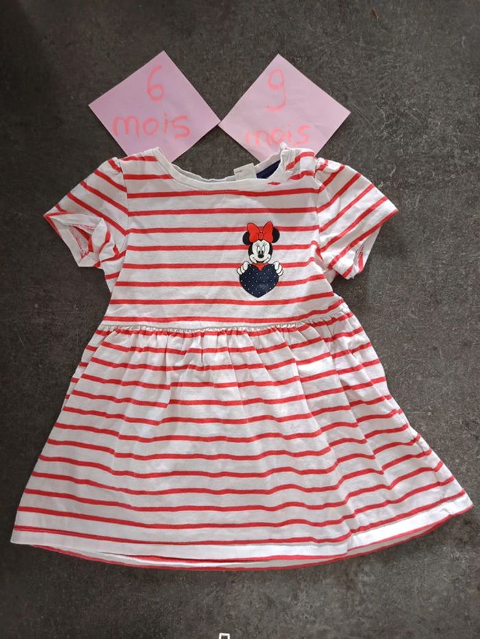 Robe été Minnie 6/9 mois