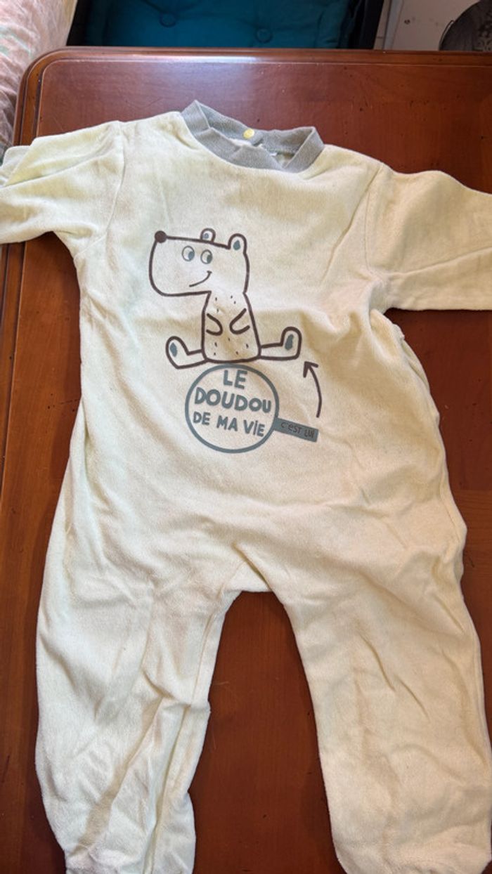 Pyjamas genouillère 18 mois (le doudou de ma vie) - photo numéro 2
