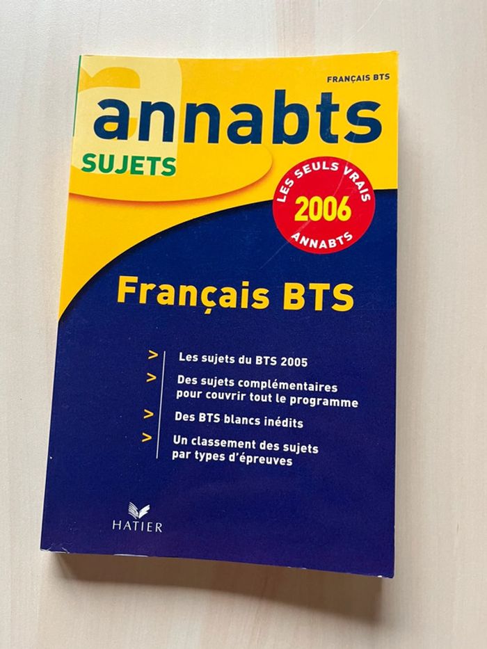 AnnaBTS Sujets Français