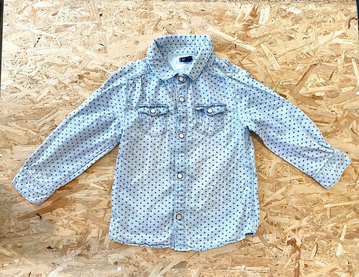 Chemise 3 ans fille Kiabi manche longue