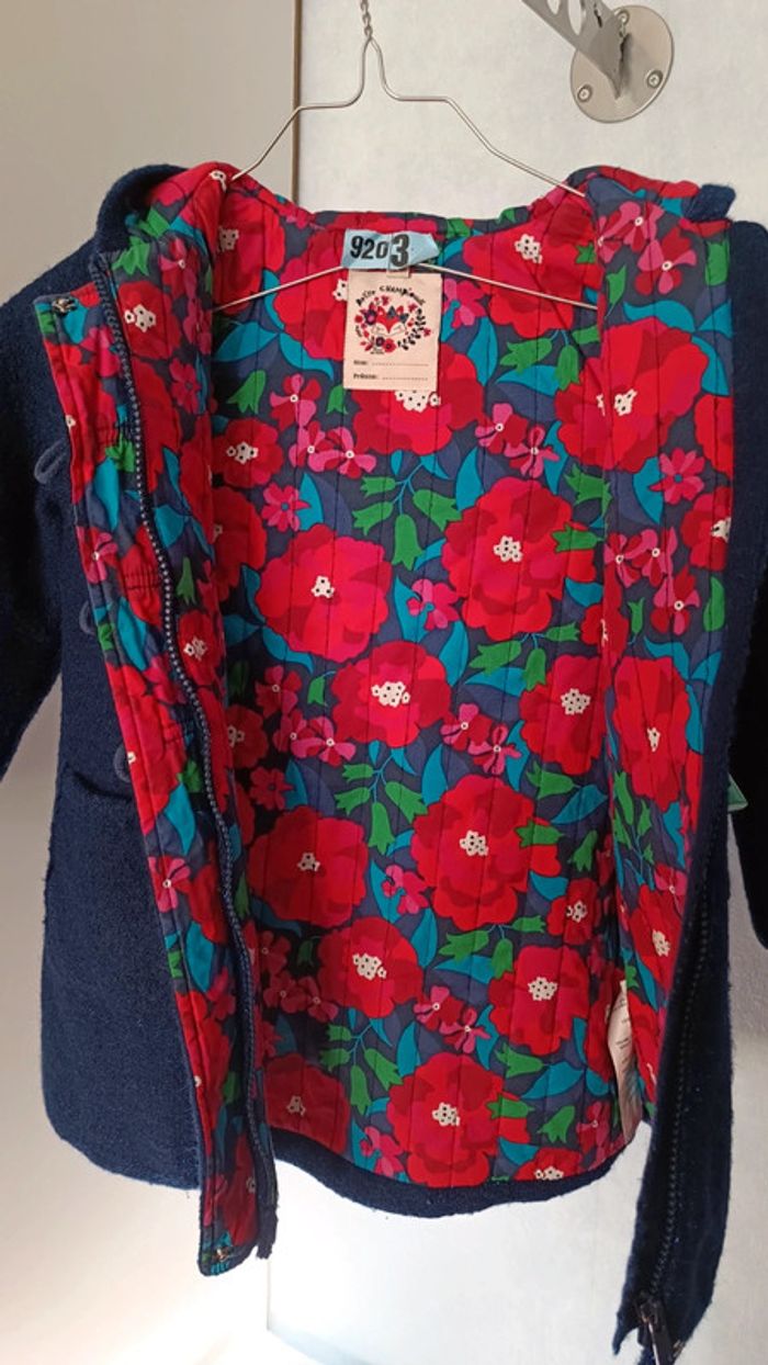 Manteau drap de laine DPAM 4 ans - photo numéro 5