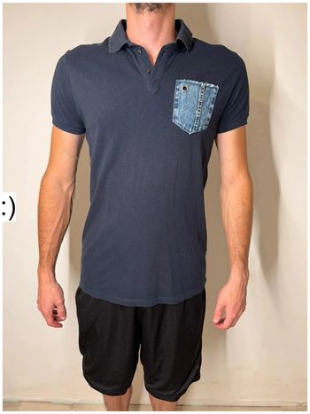 Polo Diesel enfant 16 ans bleu marine