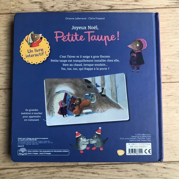Livre joyeux Noël petite taupe (reduction automatique jusque -25%) - photo numéro 3