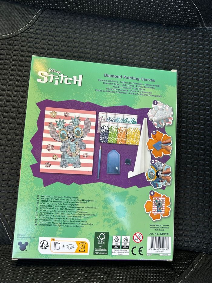 Diamond painting canvas stitch Disney neuf - photo numéro 2