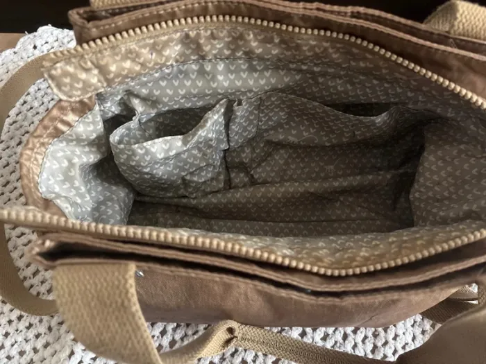 🛑 sac à main marron doré 🛑 kipling - photo numéro 8
