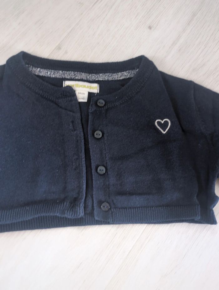 Gilet court bleu marine - photo numéro 2