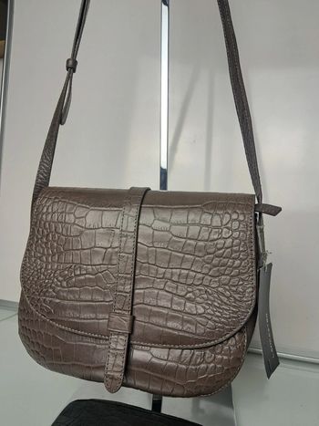 Lancaster sac à main bandoulière en cuir neuf