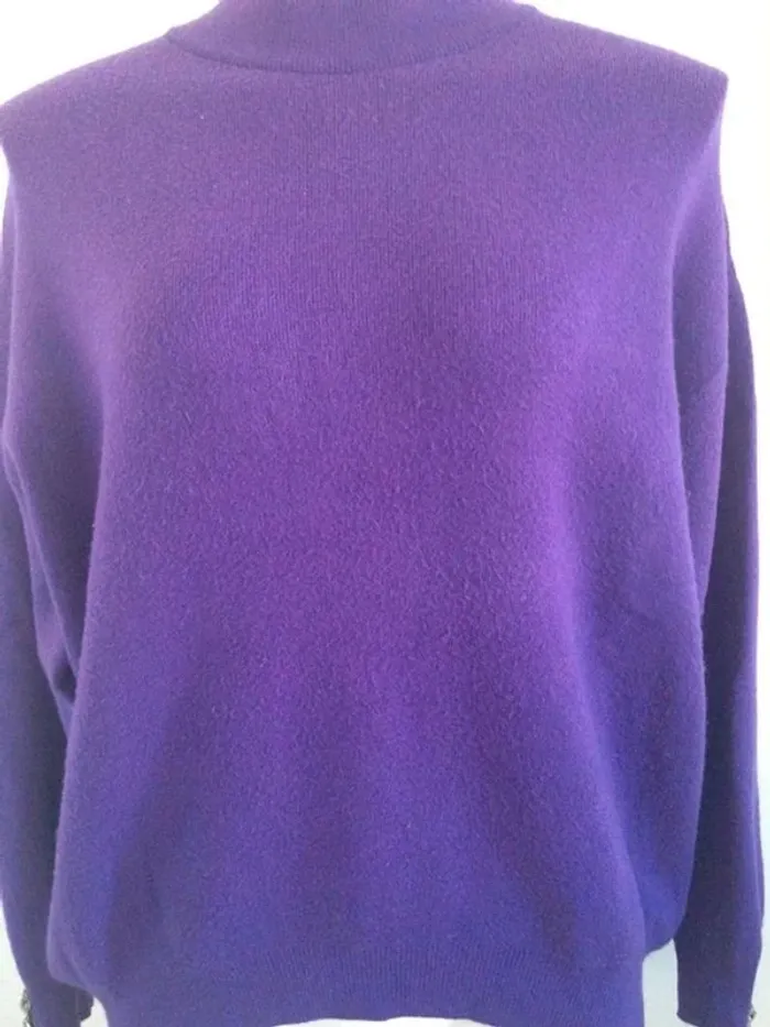 Pull ras du cou manches longues zippe oversize XS 34 Primark - photo numéro 2