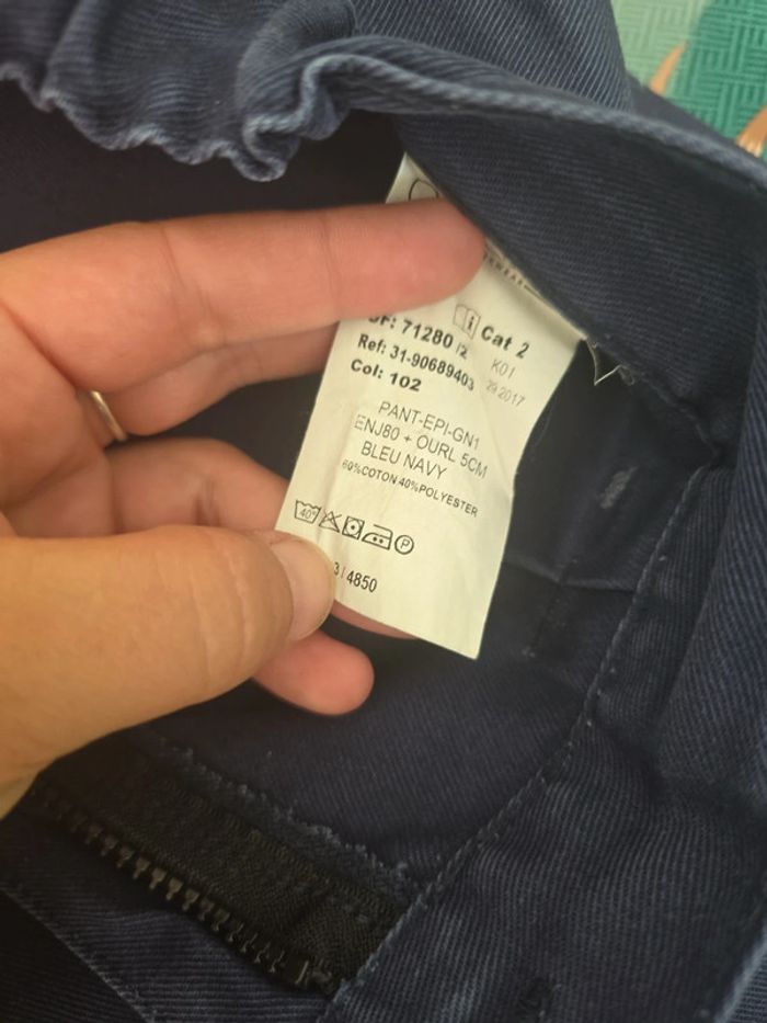 Pantalon bleu de travail - photo numéro 2