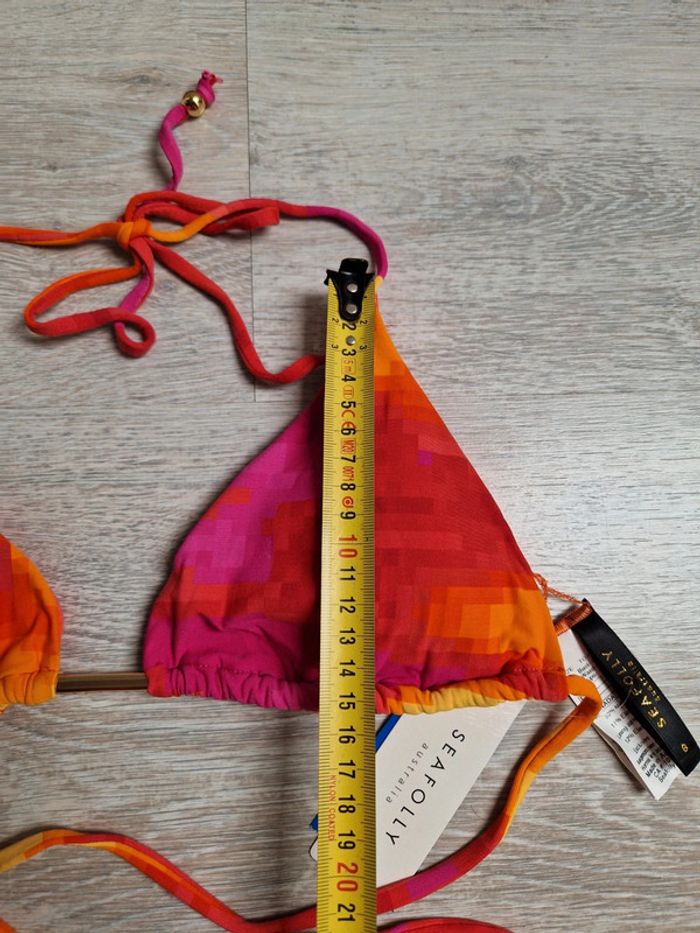 Maillot de bain bikini 2 pièces neuf avec étiquette Seafolly taille 36 - photo numéro 5