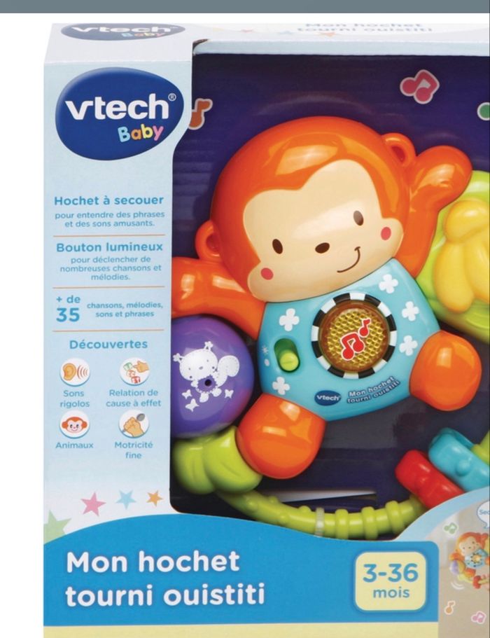 Hochet Tourni Ouistiti Vtech - photo numéro 3