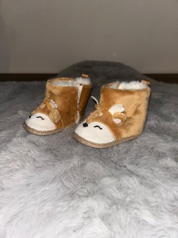 Petite bottine faon bien chaude - 0/3 mois - Gémo