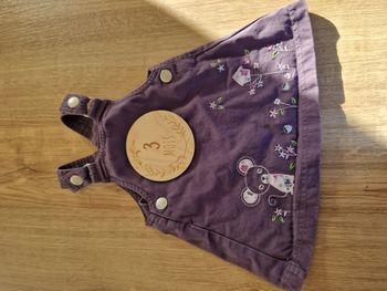 Jolie robe mauve - 3 mois