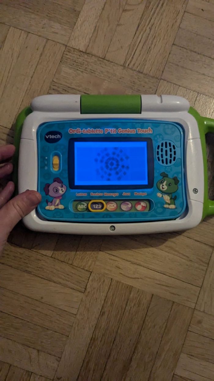 Ordi tablette vtech P'tit Genius Touch vert - ordinateur éducatif - photo numéro 7