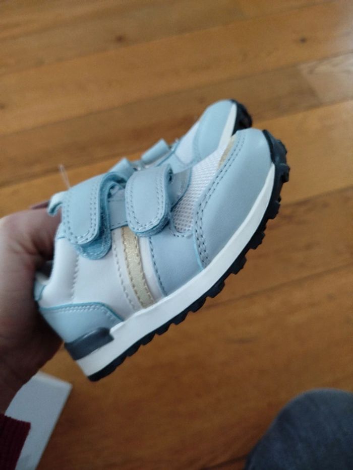 Baskets bleues