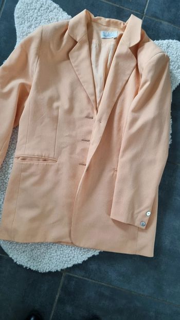 Blazer veste abricot  camaïeu T3 44 46  46  XXXL