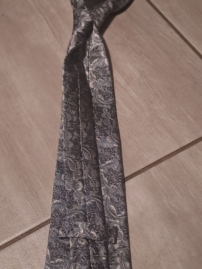 Cravate Gris Brillante Raoul Dufy pour Bianchini Férier - photo numéro 7