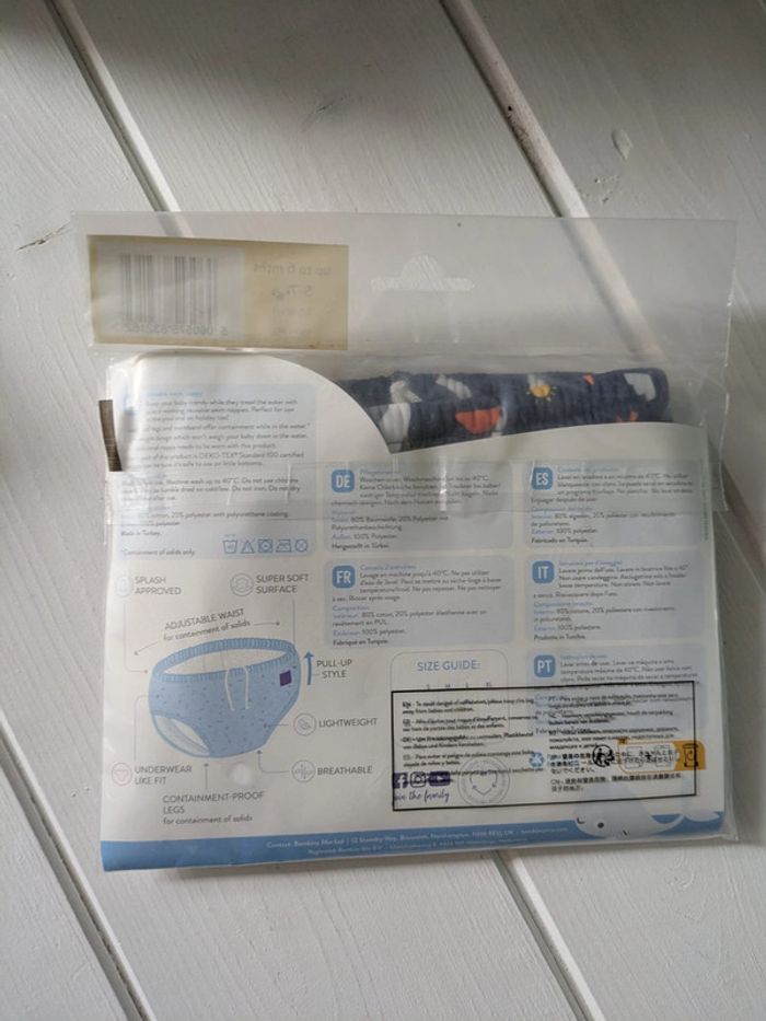 Bambino Mio couche réutilisable de bain S pelican - photo numéro 2