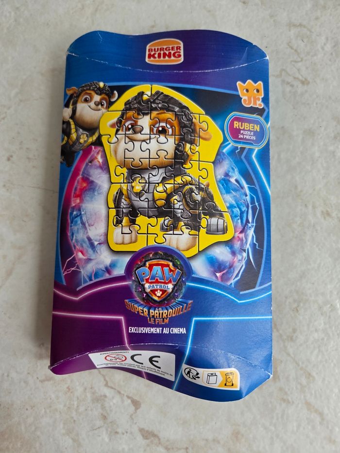 Puzzle 24 pièces complet - Ruben (Pat' Patrouille) de Burger King - photo numéro 3