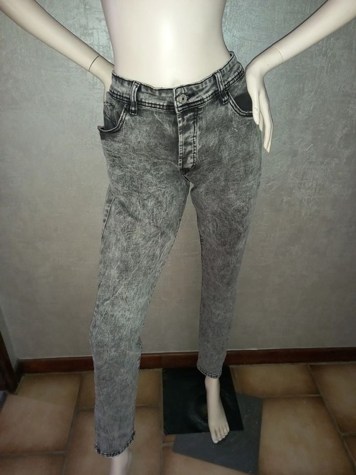 jeans slim gris délavé élasthane project X paris taille 44