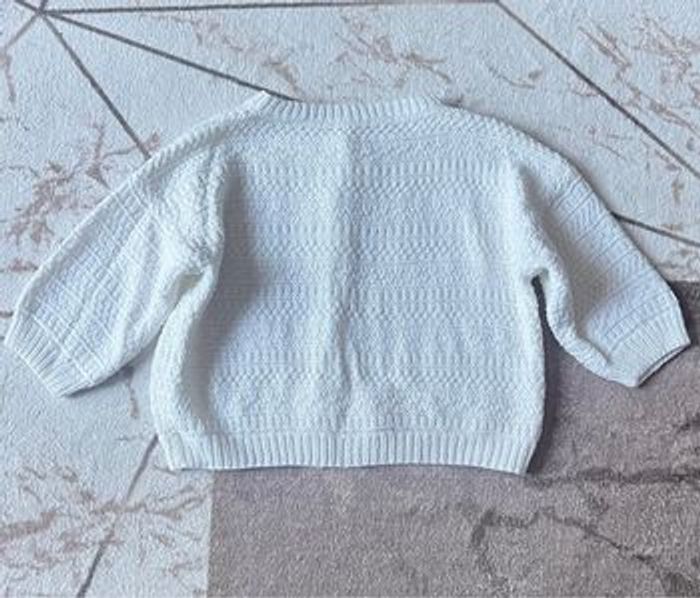 Gilet blanc 18 mois - photo numéro 4