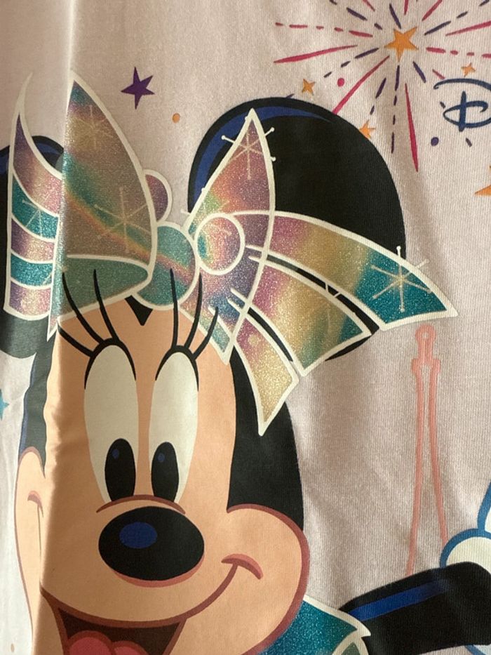 🎆 T-shirt Disney Minnie – Disneyland Paris 30 ans – Taille 12 ans - photo numéro 2