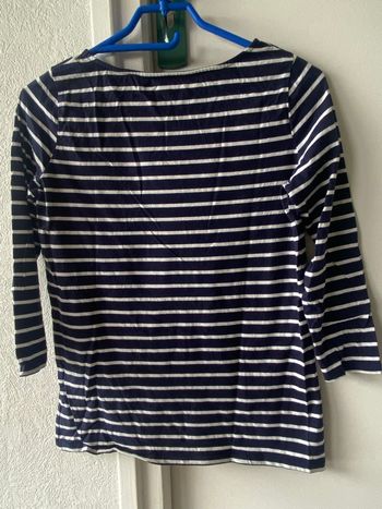 Pull fin marin en coton kiabi taille S/M TBE