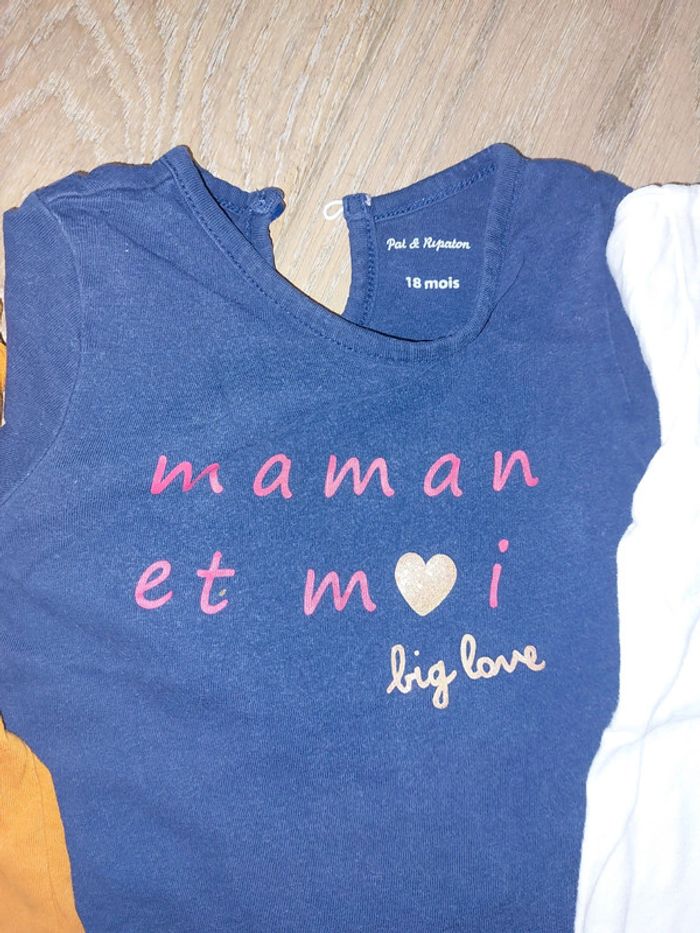 Lot 3 t-shirts manches longues - photo numéro 4