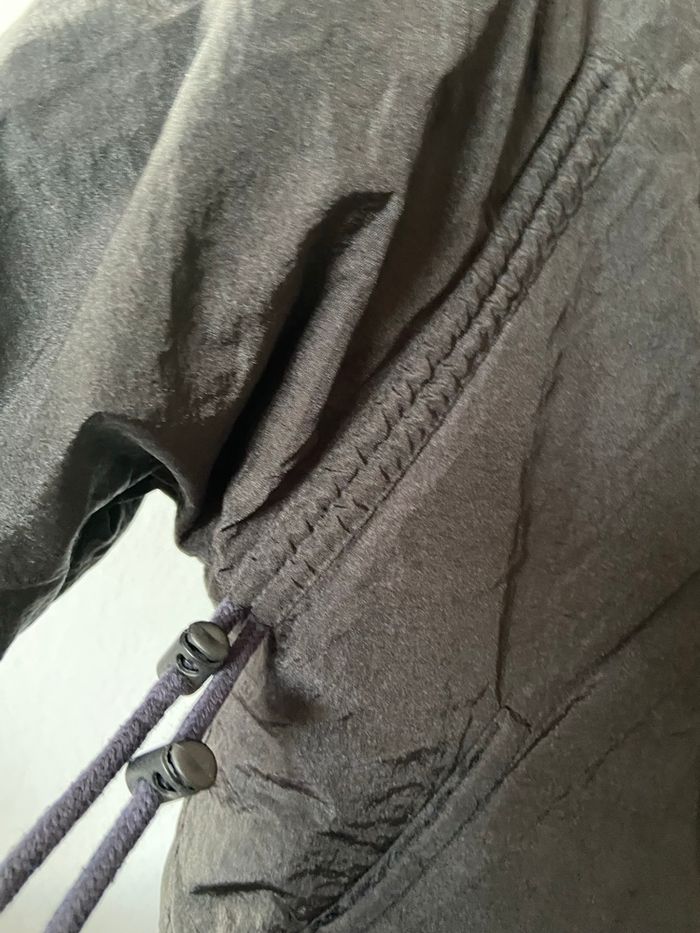 Doudoune noire en duvet + pull en laine 116cm - photo numéro 3