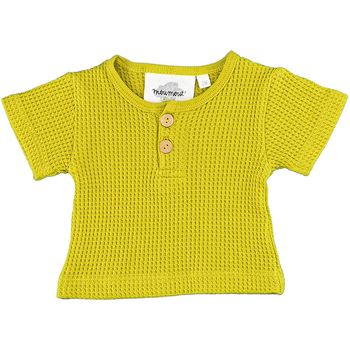 T-Shirt à manches courtes 3 mois en nid d’abeille de coton Moumout'