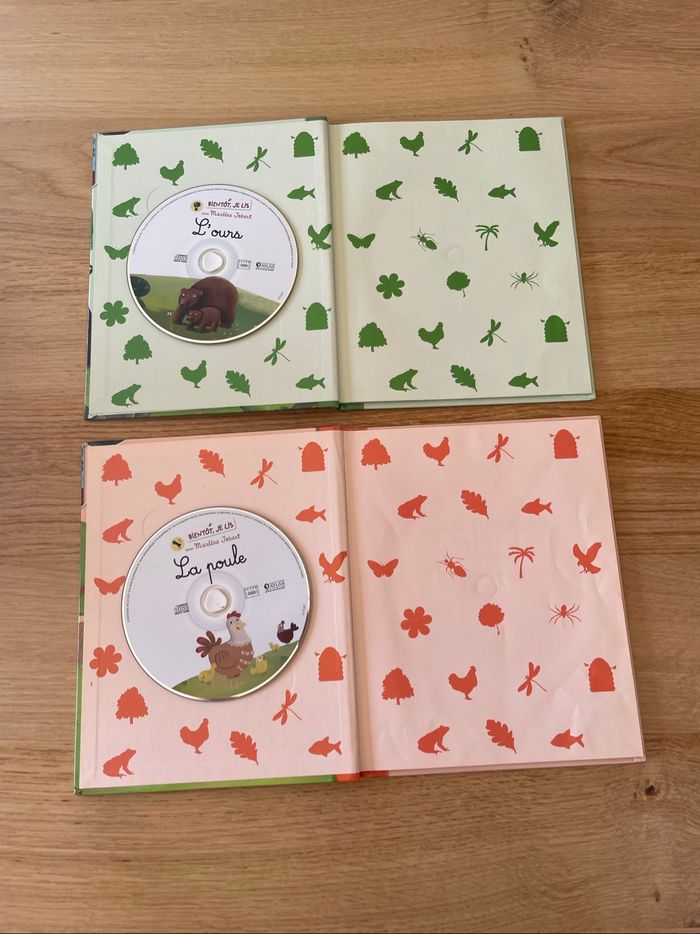 2 livres CD Bientôt je lis - Marlène Jobert - photo numéro 3