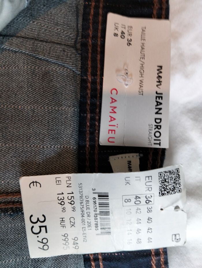 Jeans droit Camaïeu - photo numéro 3