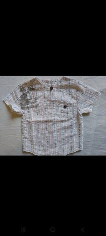 Chemise manche courte 12 mois
