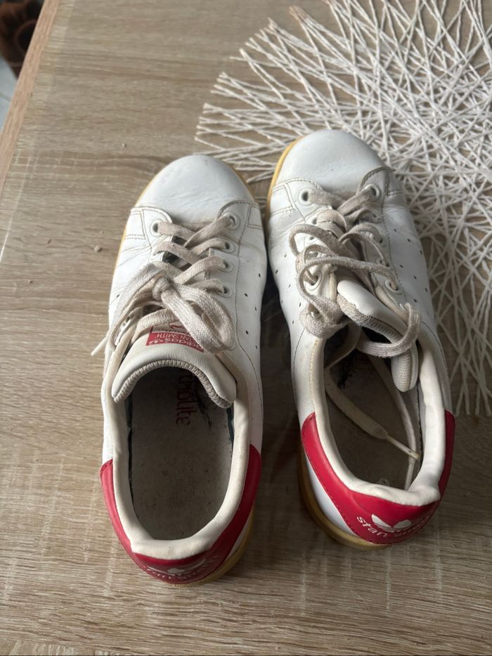 Adidas Stan Smith Blanche & Rose – 37⅓ – 5€ - photo numéro 4