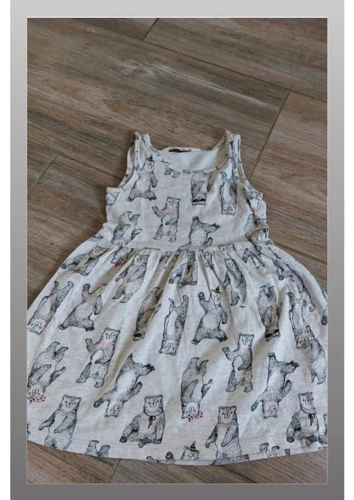 Robe ours h et m H&M 2 /4 ans