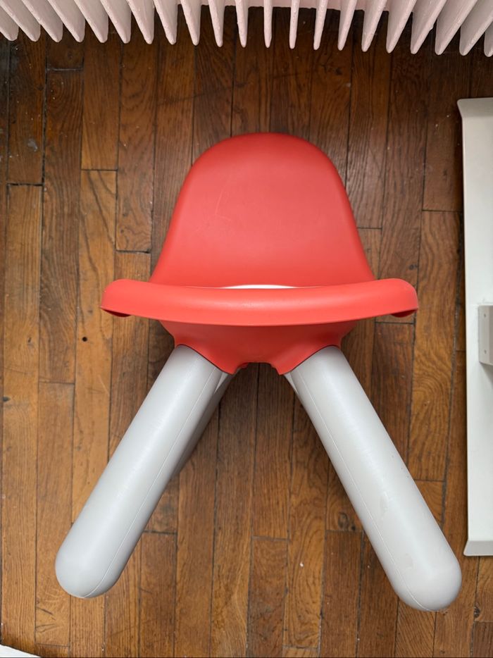 Chaise Smoby rouge corail - photo numéro 4